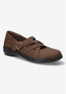 Women's Wise Flats by Easy Street in Tan (Size 8 M)