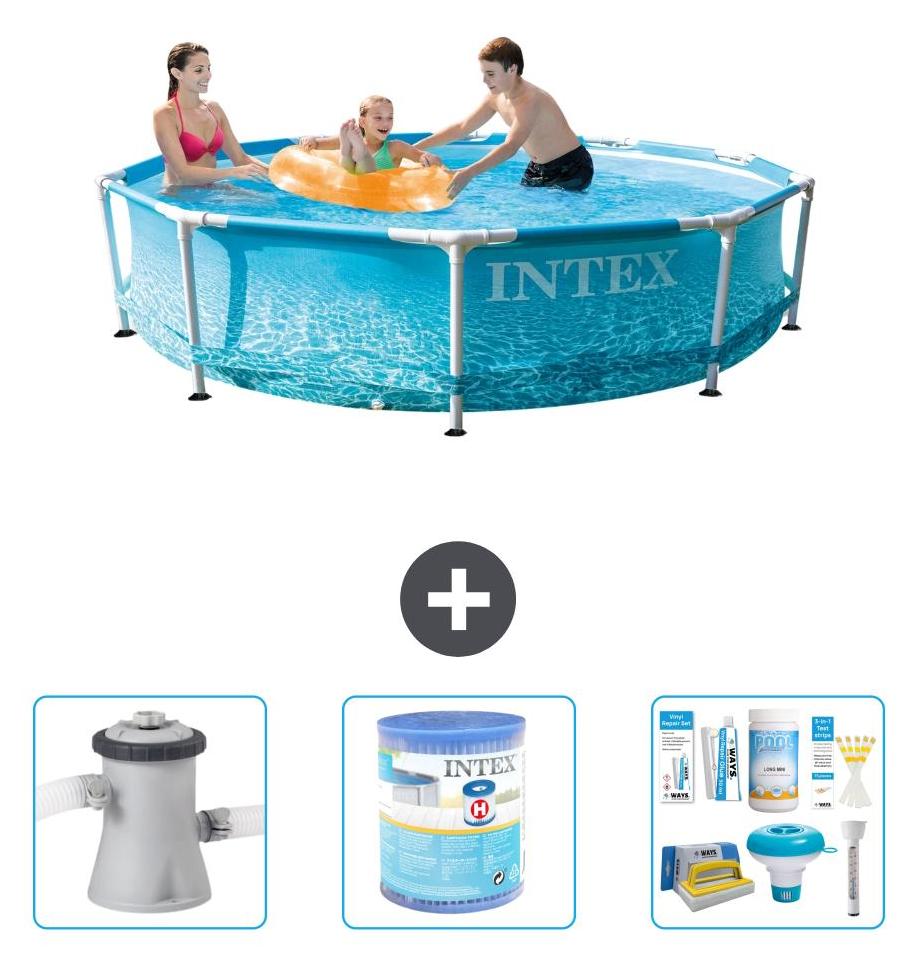Intex Pool Metal Frame 305x76 cm - Pool-Paket