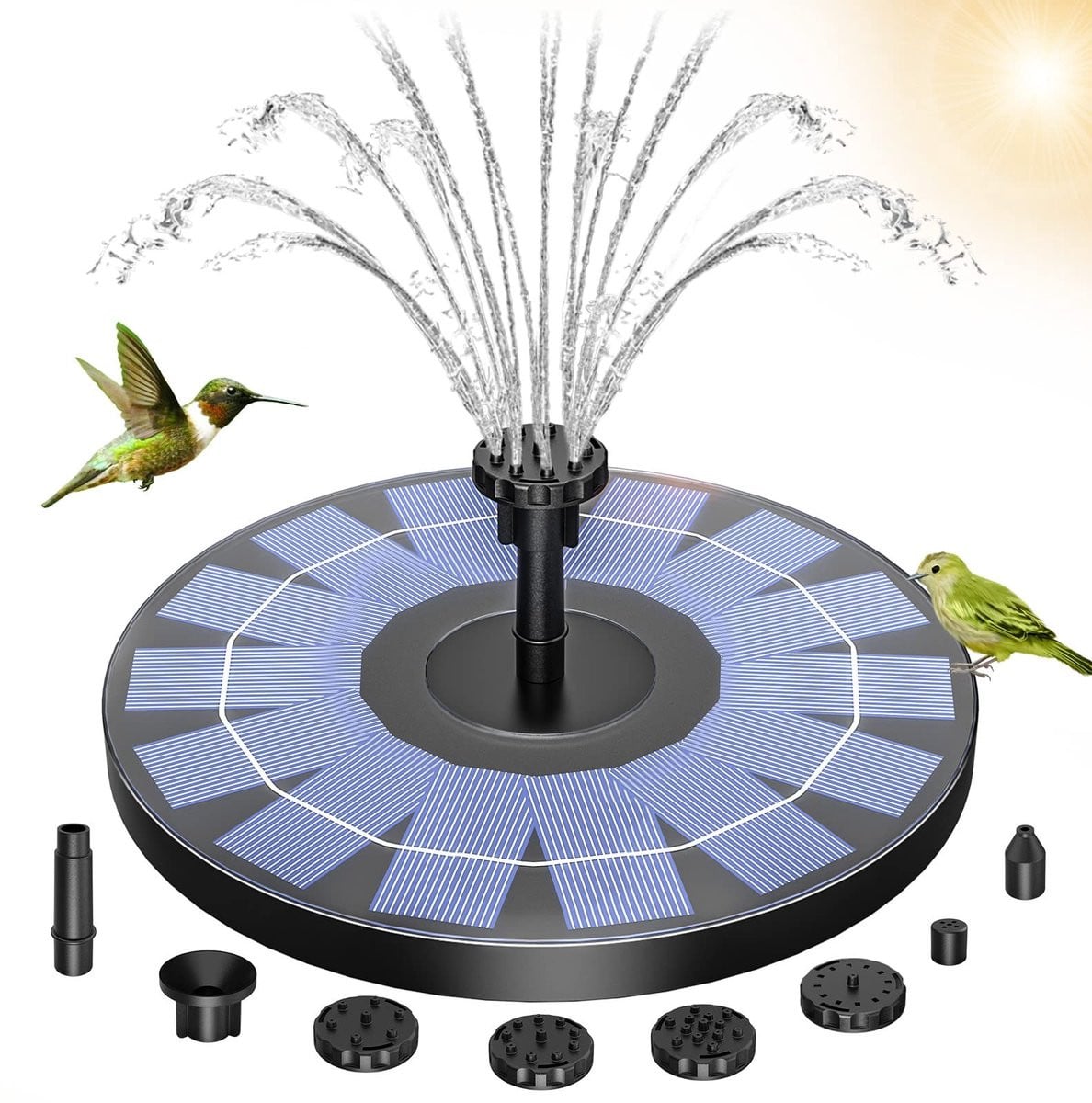Solar fontein voor in uw tuin