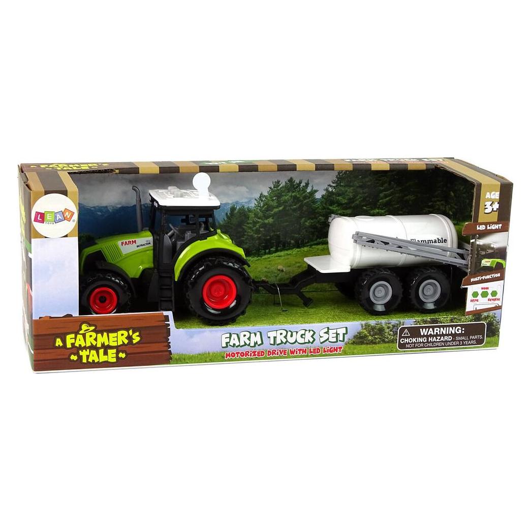 Lean Toys Traktor Anhänger Farmwagen Landmaschinenspielzeug Landmaschinen Spiel, Grösse:UNIVERSAL (49672033)