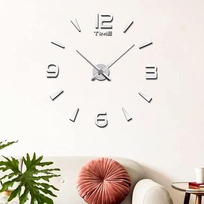 Value Selection Modern 3D Frameless Acrylic Wall Clock With Adjustable Layout Modern 3D Frameless Acrylic Wall Clock With Adjustable Layout