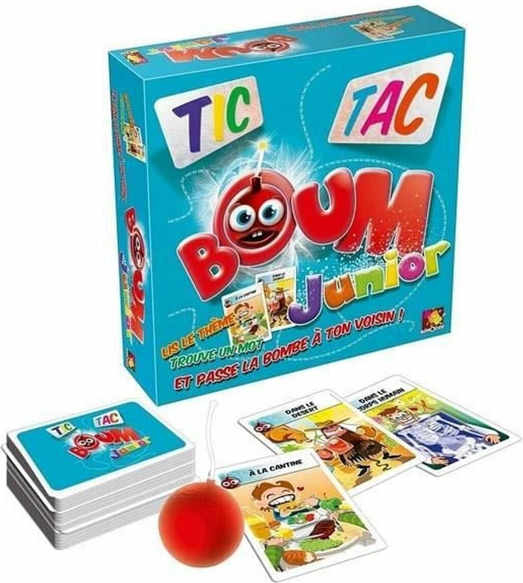 Asmodee Tic Tac Boum Junior Strategisch Kaartspel voor kinderen vanaf 5 jaar