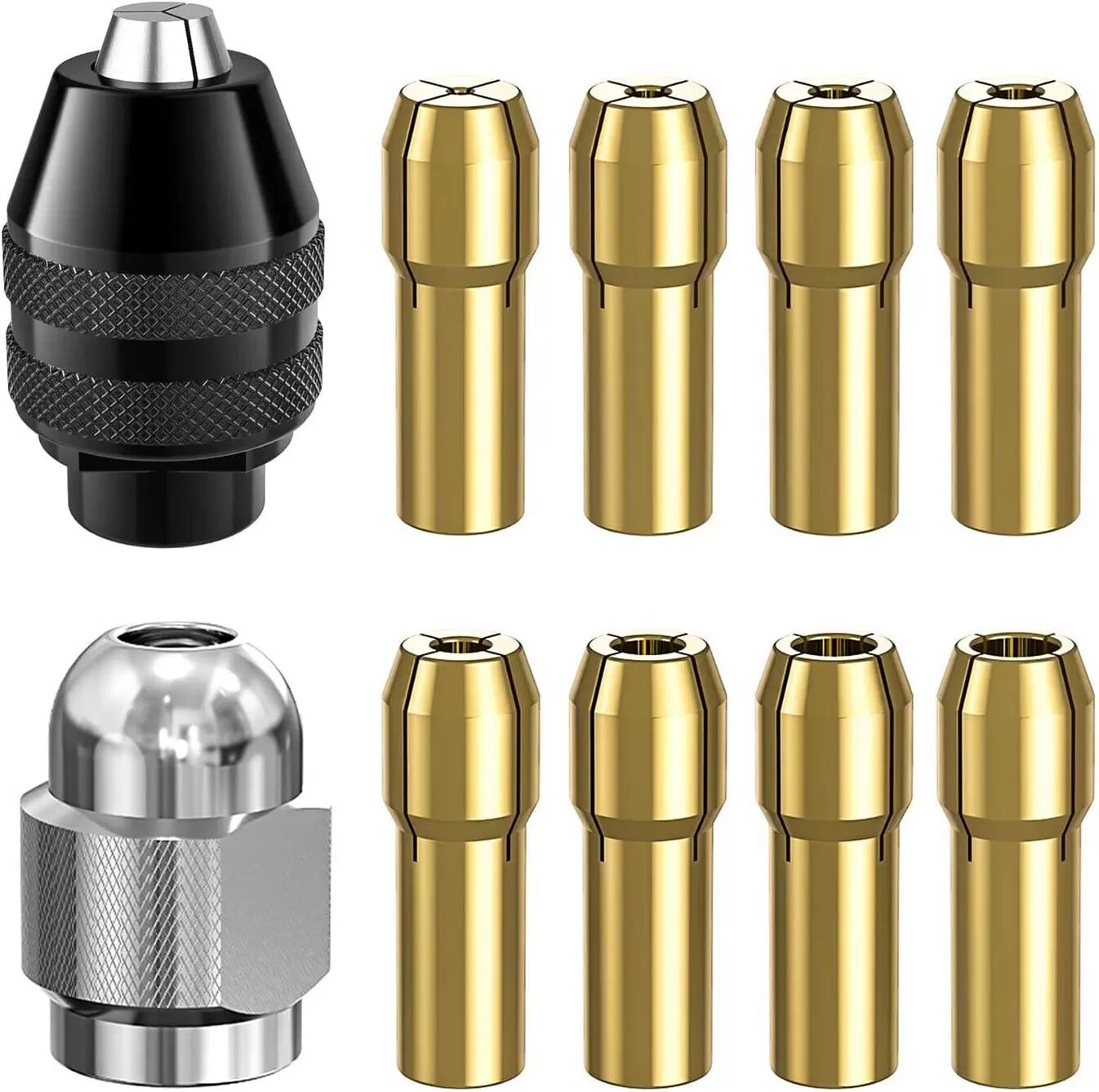 INF Klemmensatz für Dremel-Rotationswerkzeuge (kompatibel mit English 4485 und 4486)