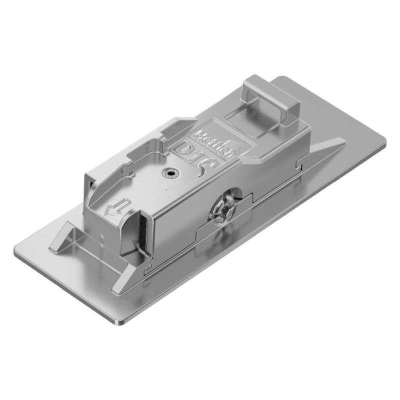 Hettich Montageplatte zur Klebemontage mit Direkt-Höhenverstellung, Distanz 10,0 mm (228812)