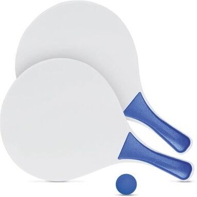 Raquette de plage personnalisé MATCH MDF bleu