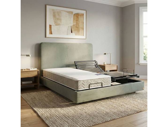 Matelas ressorts ensachés pour lit électrique 80x200 cm Symphonie - - Garantie 5 ans - Terre de Nuit