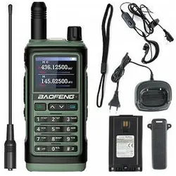 Baofeng Krótkofalówka UV-17E Zielona (10 km), Walkie Talkie, Schwarz