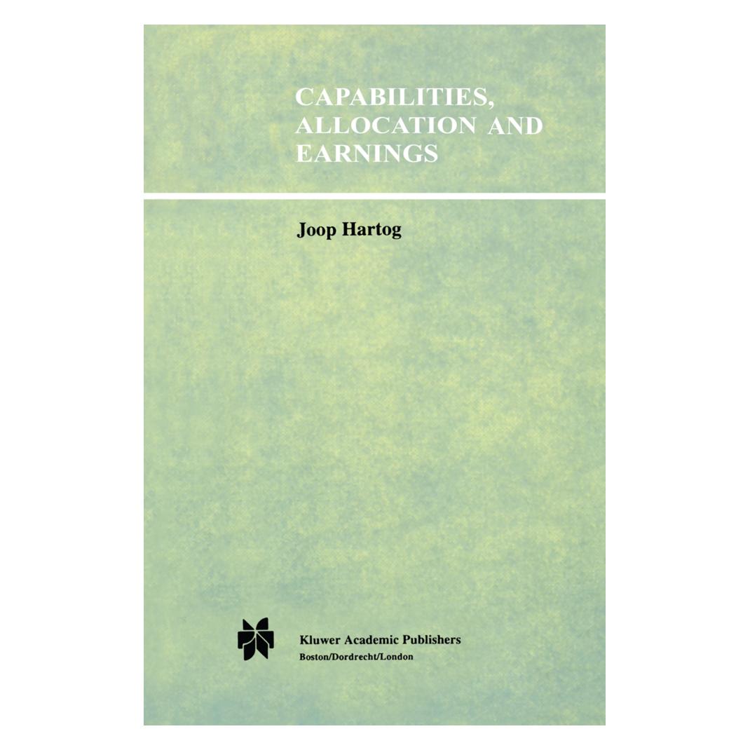 Springer Capabilities, Allocation and Earnings (Englisch, Softcover, Joop Hartog) (55513013)