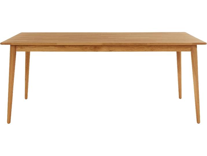 Esstisch GOODPRODUCT Toarp , braun (eiche natur, eiche natur, eiche natur), B:180cm H:74cm T:90cm, Tische, Esstisch, Massivholz Eiche Esszimmertisch im Scandi Look, FSC zertifiziert