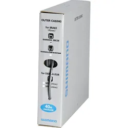 SHIMANO Bremszugaußenhülle SLR 40 m Grau