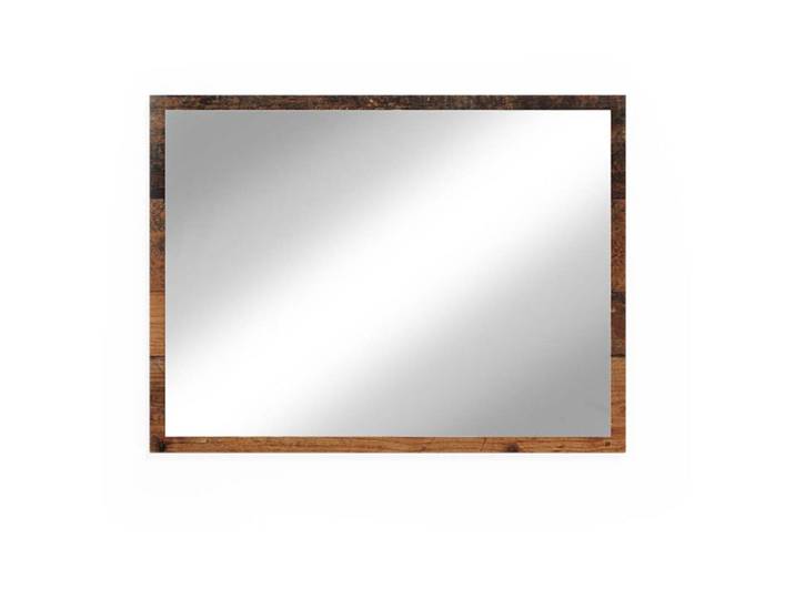 Vicco Badezimmerspiegel Kiko Eiche rustikal 45 x 60 cm, Wildeiche, Glas, Rechteckig, 45x60x2 cm, Badezimmer, Badezimmerspiegel, Badspiegel