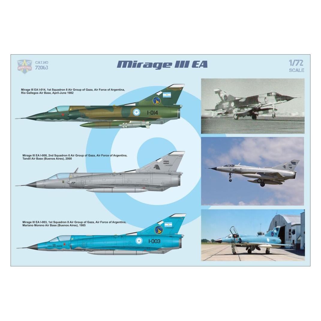 Modelsvit Mirage IIIEA/EBR interceptor (MSVIT72063)