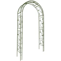 GreenYard Gartenbogen aus Metall, ca. 130 x 39 x 260 cm