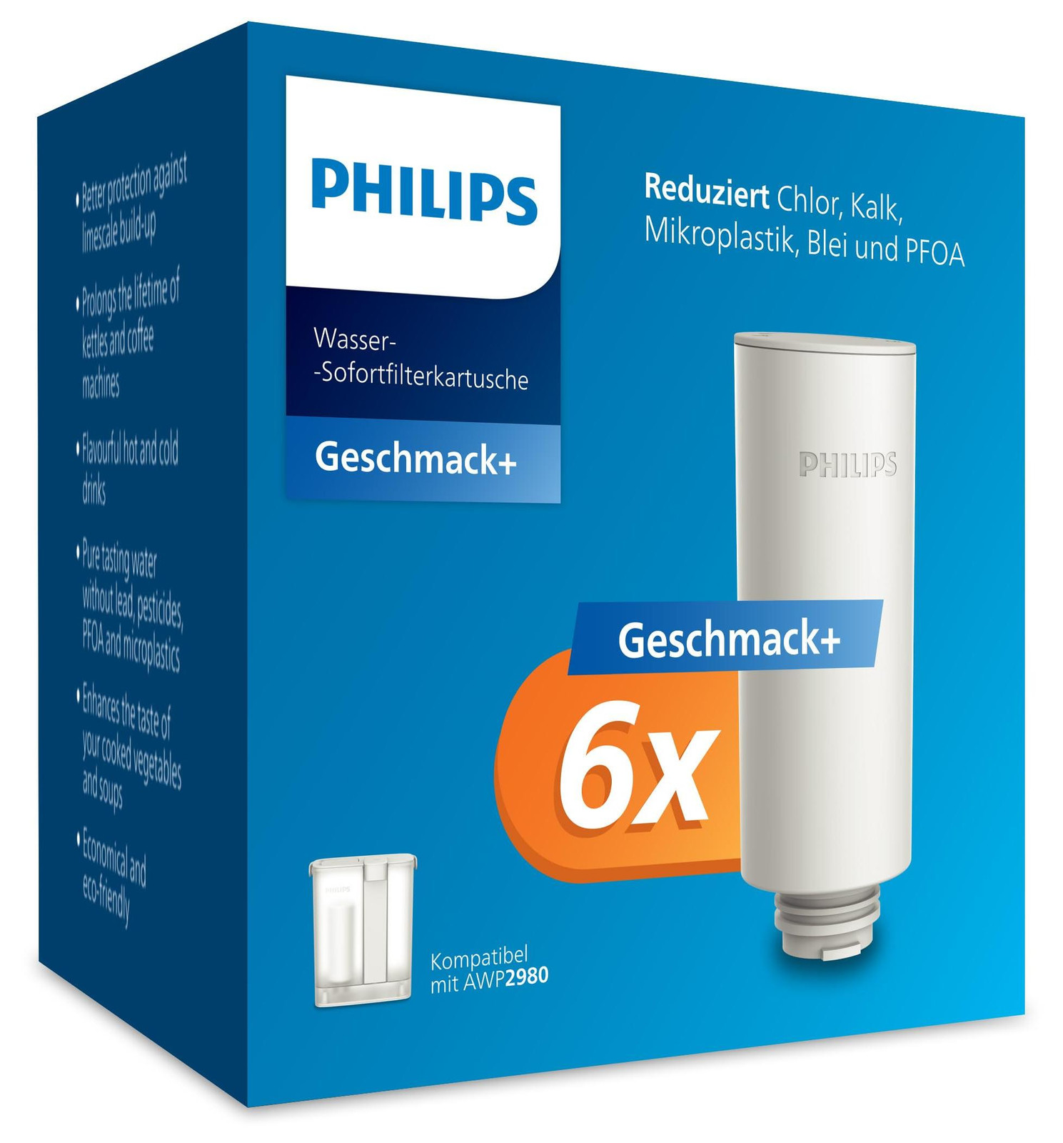 Philips vervangingsfilter voor waterdispensers voor gefilterd water