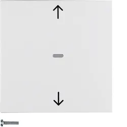 Berker 85241188 Jalousie-Taste S.1/B.3/B.7 polarweiß, matt