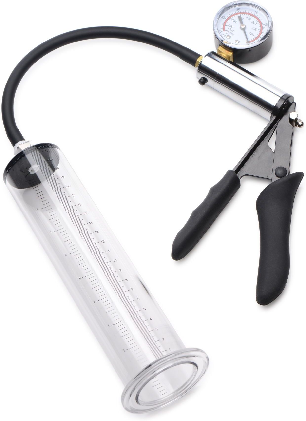 XR Brands Kit pompe à pénis - Cylindre transparent 5 cm