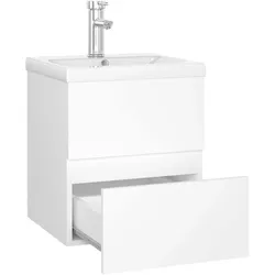 vidaXL, Waschbeckenunterschrank, Mardenhagen (Mit Wasserhahn & Abfluss)