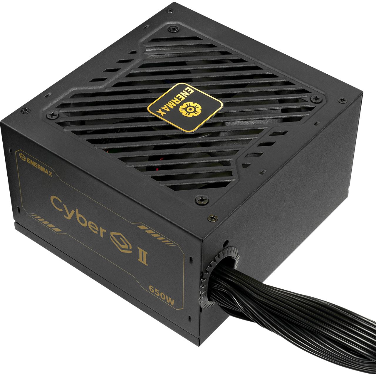 650 Watt Enermax CyberG II 80+ Gold Black non-mod