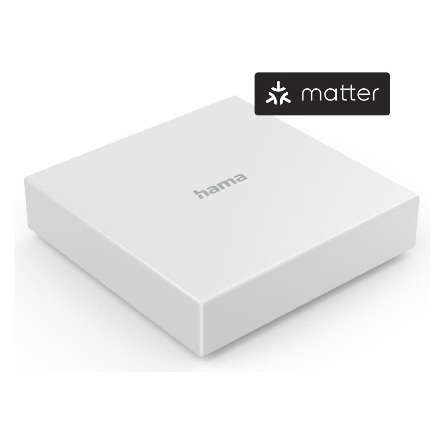Hama Smart-Home-Hub, Matter, Zigbee, Thread, per Sprache/App steuern (00176692)