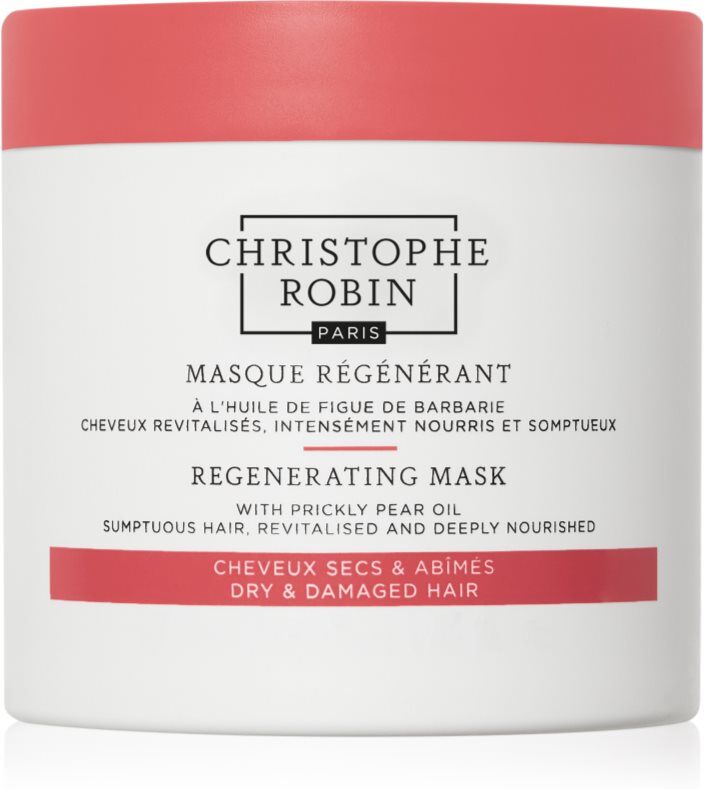 Christophe Robin Regenerating Mask masque régénérant pour cheveux secs, abîmés et traités chimiquement 250 ml
