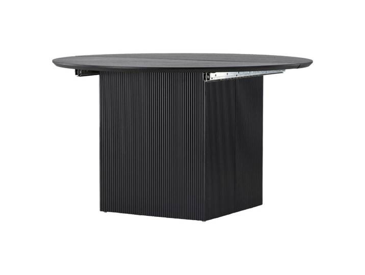 Livetastic Esstisch, Schwarz, furniert, rund, würfelförmig, 130x75x180 cm, Esszimmer, Tische, Esstische, Esstische rund