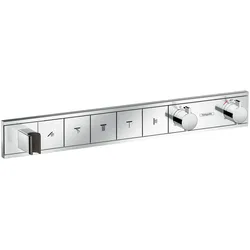 hansgrohe, Duscharmatur + Badewannenarmatur, RainSelect Chrom