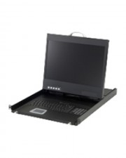 LevelOne KVM-8901 KVM-Konsole PS/2 USB 48,3 cm/19" - Rack-montierbar - 1440 x 900 - 250 cd/m2 - 500:1 - VGA (KVM-8901DE)