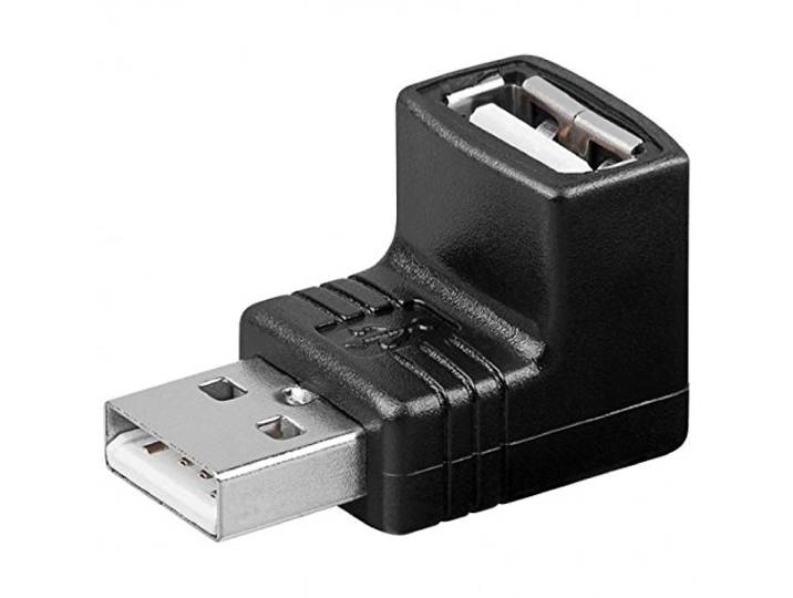 MANHATTAN IADAP USB-AF90 USB-adapter op stekker/bus 90°