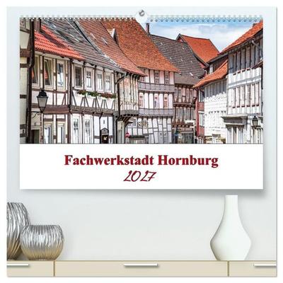 Fachwerkstadt Hornburg (hochwertiger Premium Wandkalender 2027 DIN A2 quer), Kunstdruck in Hochglanz