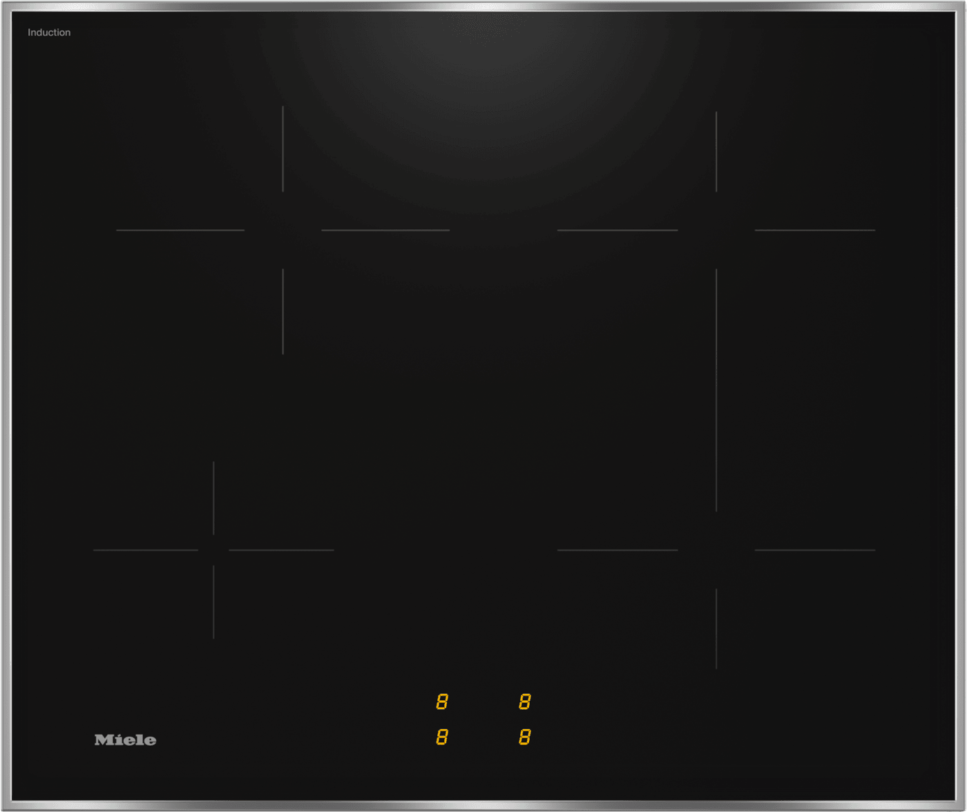 Miele KM7063FR herdgebundenes 62.6 cm Induktions Kochfeld/Herdplatte 4 Zone(n) 12337610
