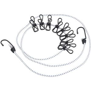Böttcher-AG Wäscheleine Reisewäscheleine, 169288, elastisch, Länge 1,7 - 2,1 m