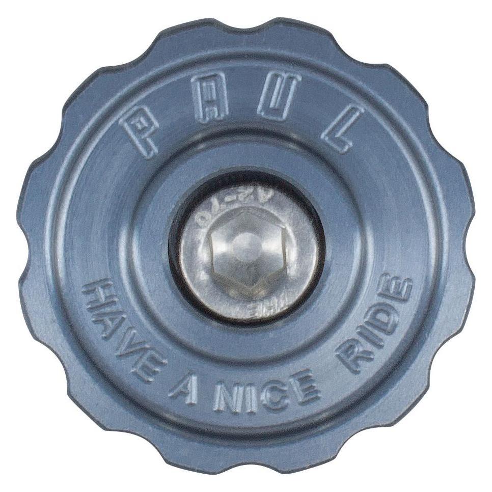 Paul Component Engineering Paul Component Stem Cap Ahead Kappe, 1 1/8", pewter (43297941)