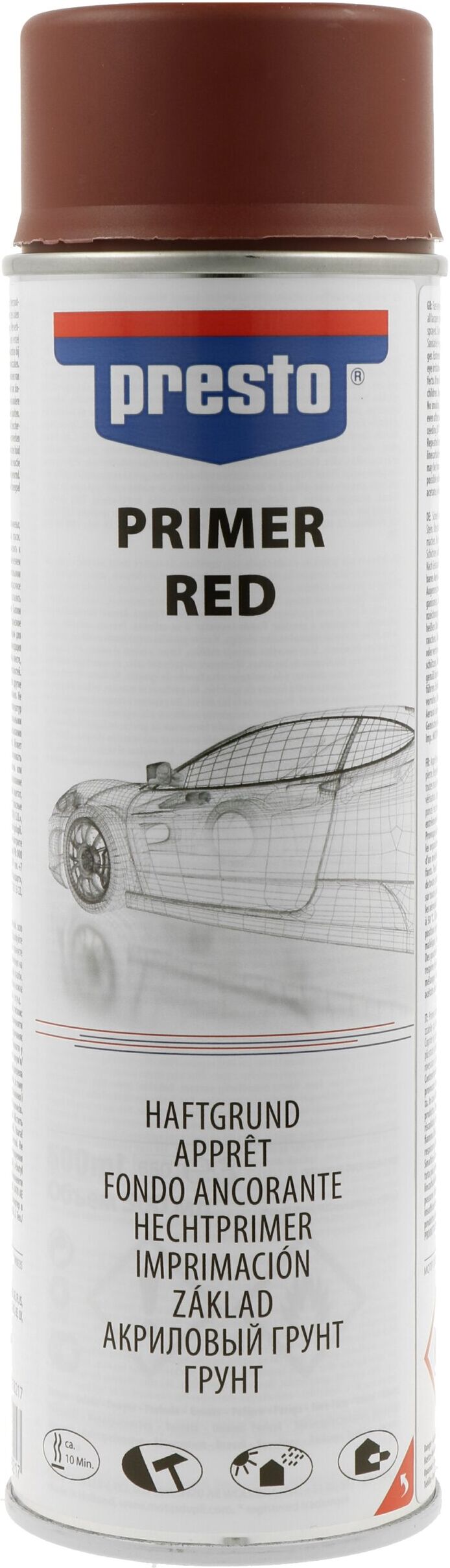 Presto Grundierung Haftgrund Rot 500ml 218217 0.5l