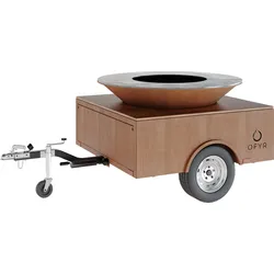 OFYR Plancha Grill Trailer Corten