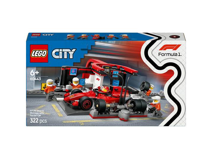 LEGO® City Arrêt au stand de F1® avec voiture Ferrari 60443