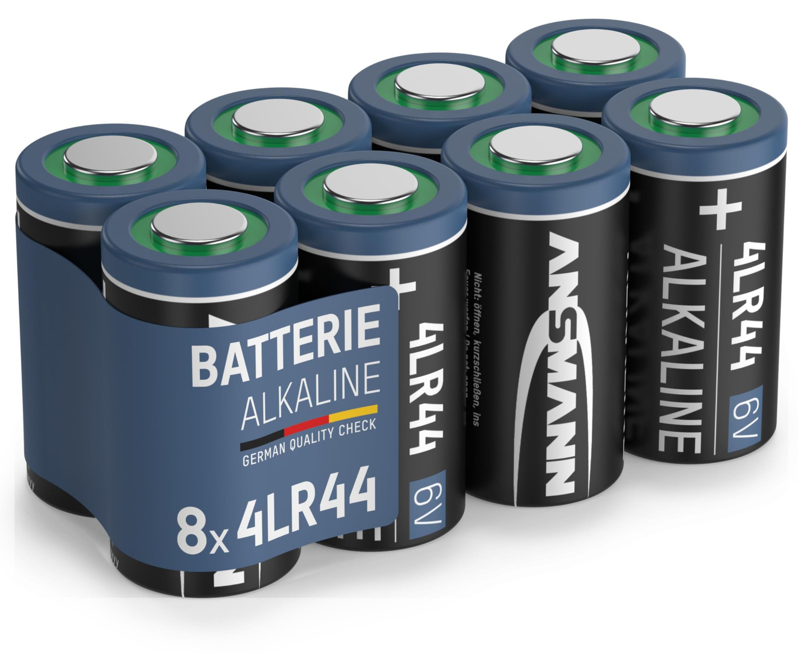 Ansmann Alkaline Batterijen 4LR44, 6 Volt, 8 stuks