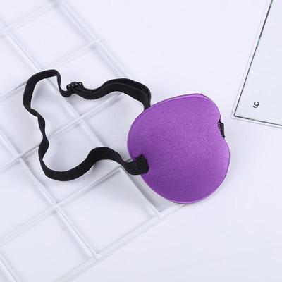 Inspired Deals One Eyed Dragon Amblyopia Eye Patch Pirate Eye Patch For Kids Soft Adjustable Single Eye Mask purple