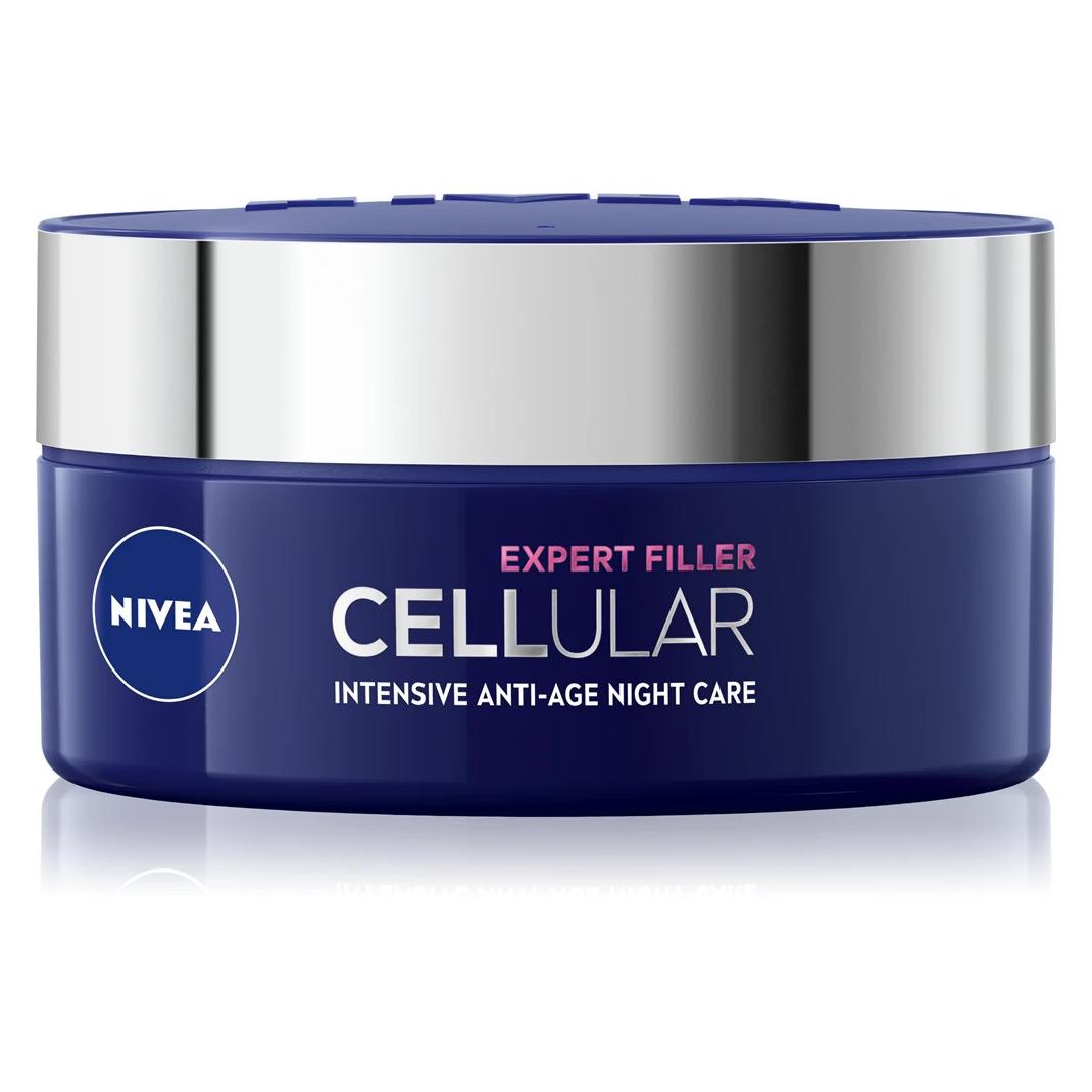 Nivea Hyaluron Cellular Filler + Ujędrnienie przeciwzmarszczkowy krem na noc 50ml (50 ml, Nachtcreme) (82386)