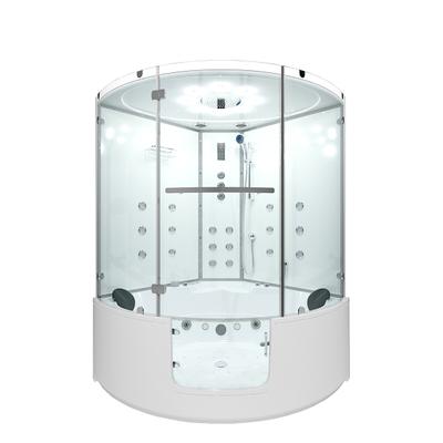 AcquaVapore Dampfdusche Whirlpool Dusche Duschkabine K60-WS-TH-EC-SC 140x140cm Schlauchreinigung+Scheibenversiegelung