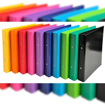Exacompta 51029E 10x Ringbuch Iderama, mit 2 Ringen 25mm, A5 - Farben sortiert