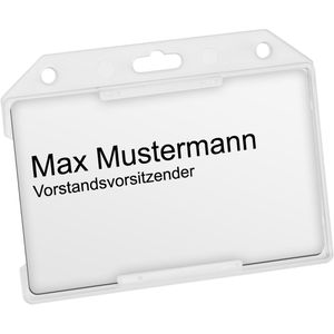 Böttcher-AG Kartenhalter Hartplastik, für 1 Karte, transparent