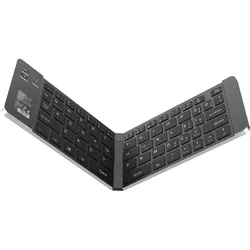 Inca cian technology Tastatur IBK-579BT Mini-Dydis, faltbar, Akku, SI&SW retail (DE, Kabellos), Tastatur, Silber