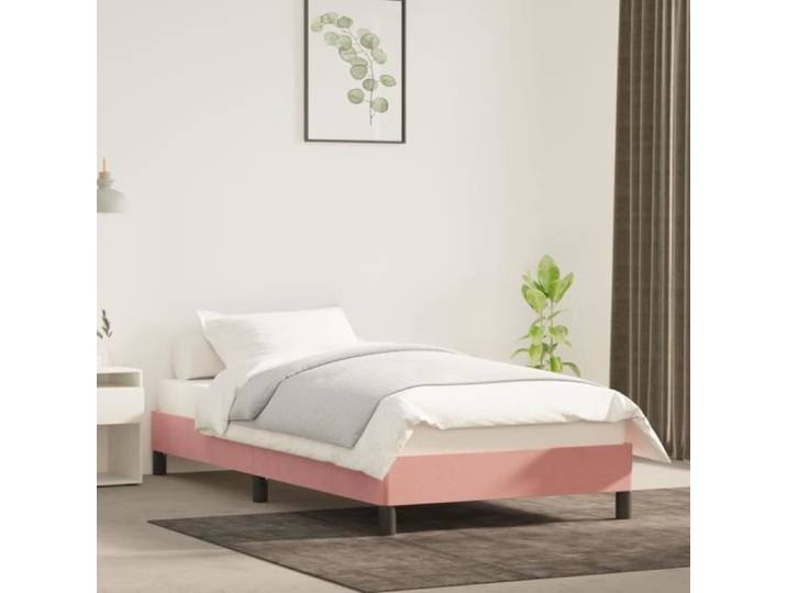 Cadre de Lit Sommier à Lattes Lit Rembourré Cadre à Lattes Lit Simple Adulte Meuble de Chambre à Coucher Intérieur 346957