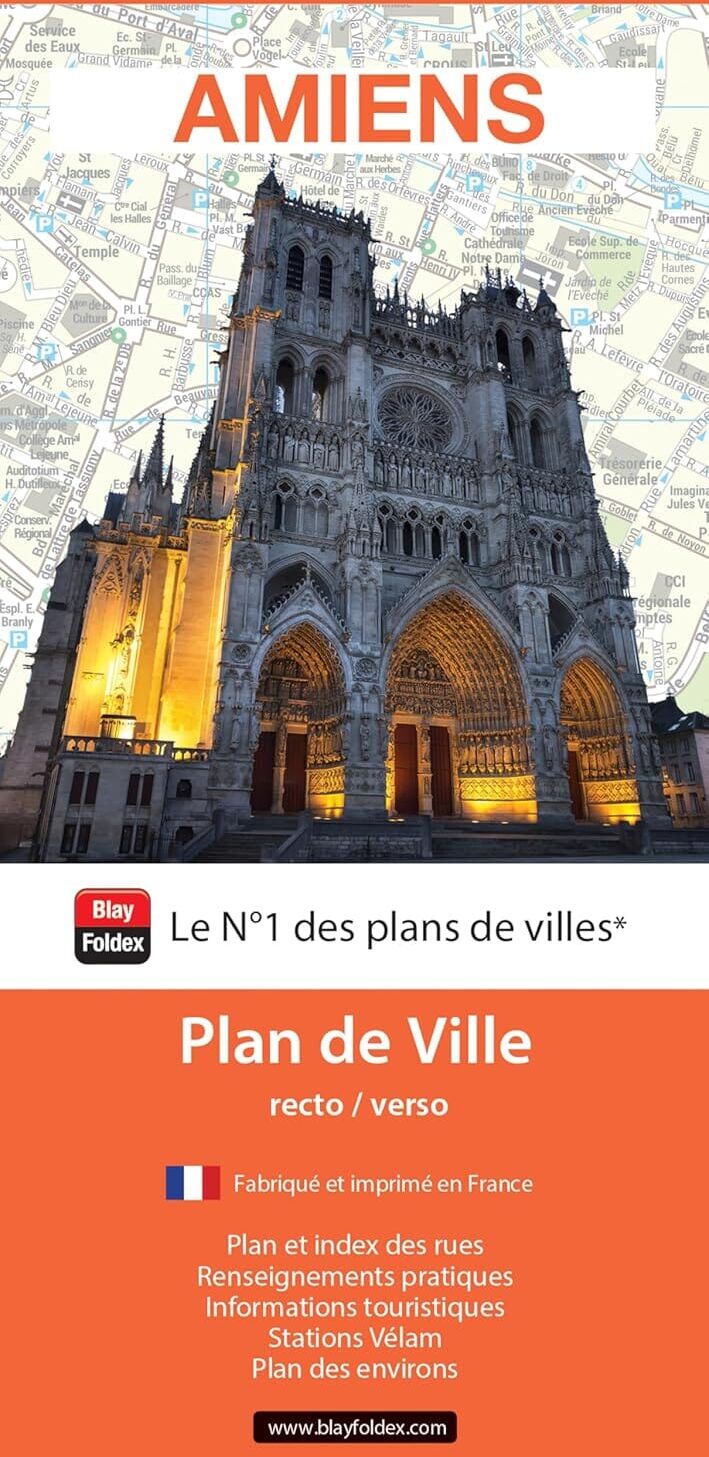 Amiens, Somme - Plan de ville   Blay Foldex