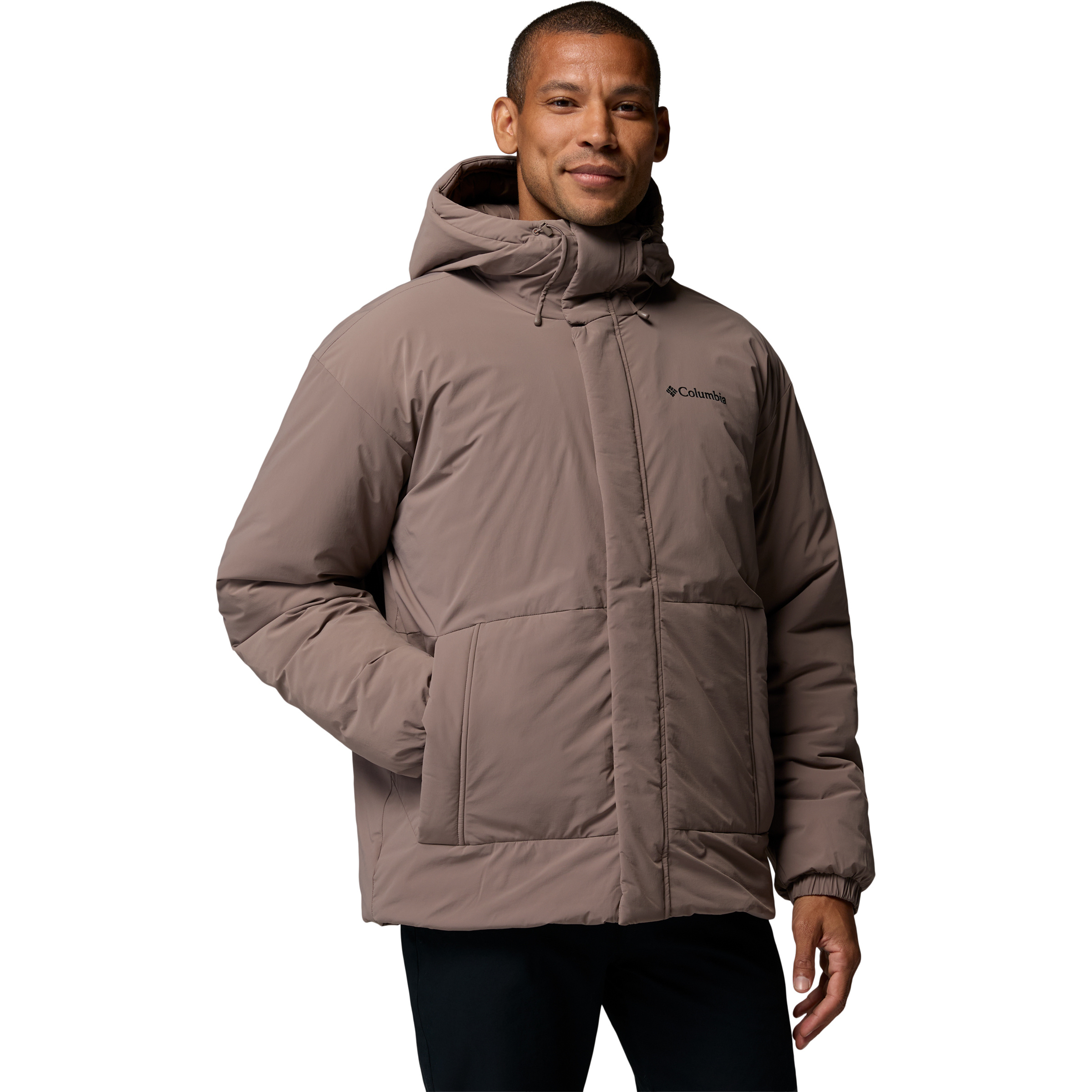 Columbia Street Heights Insulated Herren Kunstfaserjacke beige Größe S Lifestyle Wasserabweisend