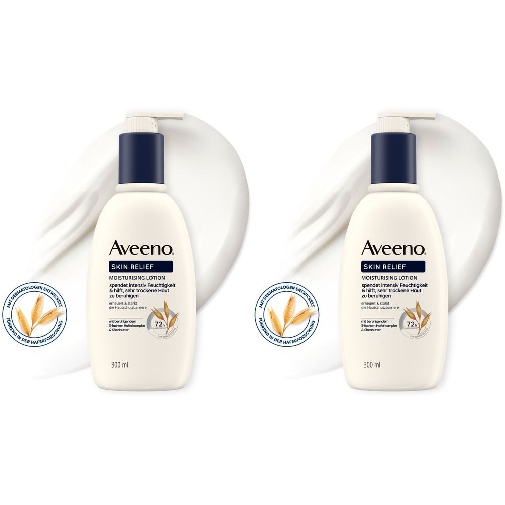 Aveeno Skin Relief Bodylotion 2x 2x300 ml Creme