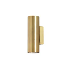 Trio Wandleuchte  2-flammig  altmessing  Marley , gold , Maße (cm): B: 6 H: 18 T: 8.0