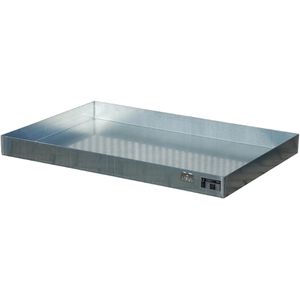BAUER Auffangwanne KGW-P 3, aus verzinktem Stahl, 120 x 80cm, Kleingebindewanne, 73 Liter