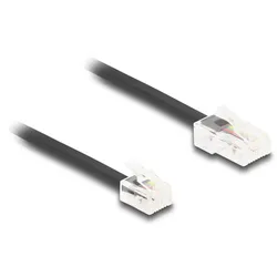DeLOCK Telefonkabel RJ45 Stecker zu RJ11 Stecker schwarz 3 m