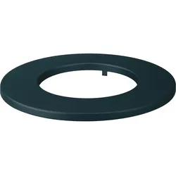 Rauchrohrset rund, DN150, inkl.Drosselklappe,DWF und Rosette, gussgrau